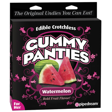 Edible Crotchless Gummy Panties For Her-Watermelon - Eros Fine Goods