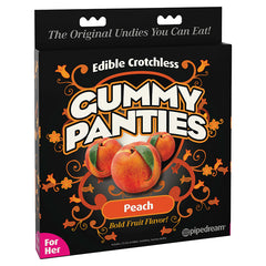 Edible Crotchless Gummy Panties for Her-Peach - Eros Fine Goods