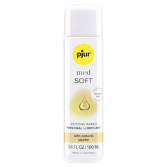 pjur med SOFT Glide Silicone Intimate Personal Lubricant 3.4oz - Eros Fine Goods