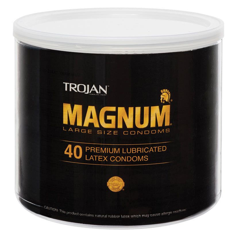 Trojan Magnum Display Bowl of 40 - Eros Fine Goods