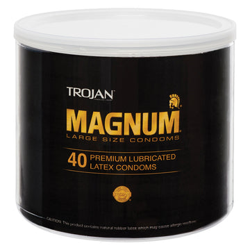 Trojan Magnum Display Bowl of 40 - Eros Fine Goods