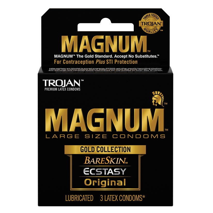Trojan Gold Collection (3 Pack) - Eros Fine Goods
