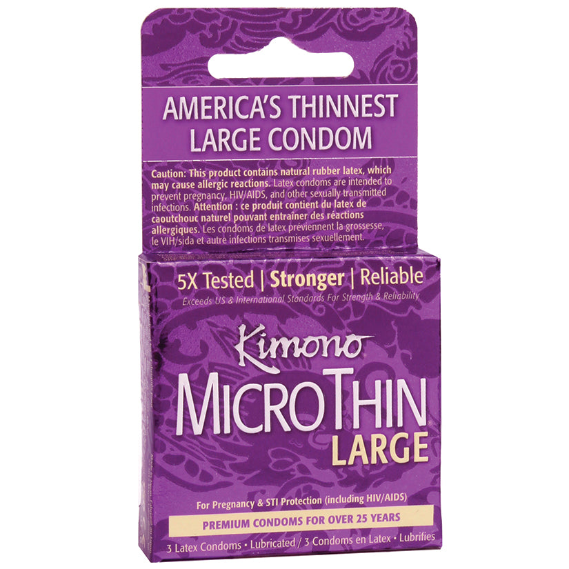Kimono MicroThin Large (3 Pack) - Eros Fine Goods