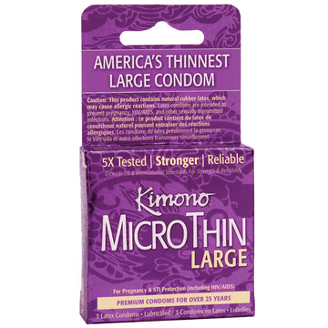 Kimono MicroThin Large (3 Pack) - Eros Fine Goods