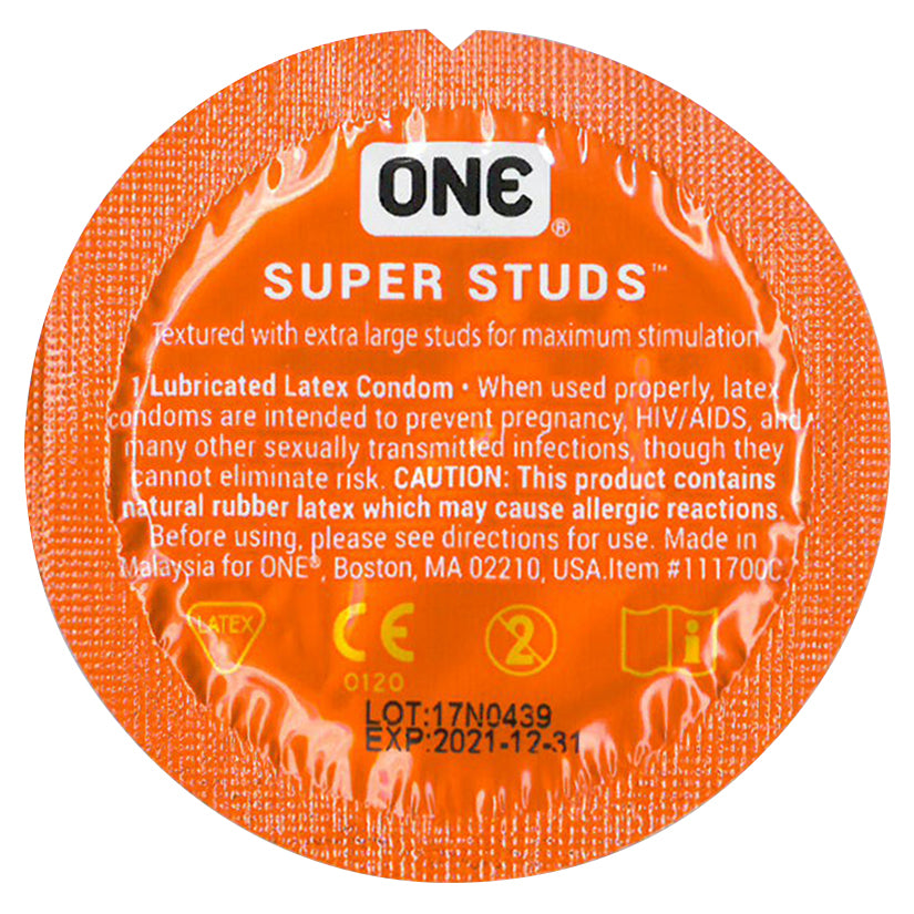 ONE Super Studs Condoms (Bulk) - Eros Fine Goods