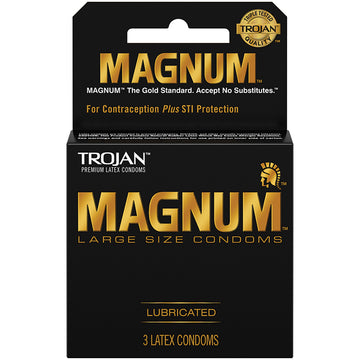 Trojan Magnum Condoms (3 Pack) - Eros Fine Goods