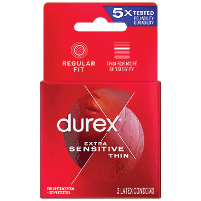 Durex Extra Sensitive Condoms (3 Pack) - Eros Fine Goods