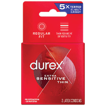 Durex Extra Sensitive Condoms (3 Pack) - Eros Fine Goods