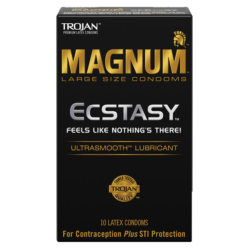 Trojan Magnum Ecstasy Condoms (10 Pack) - Eros Fine Goods