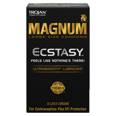Trojan Magnum Ecstasy Condoms (10 Pack) - Eros Fine Goods