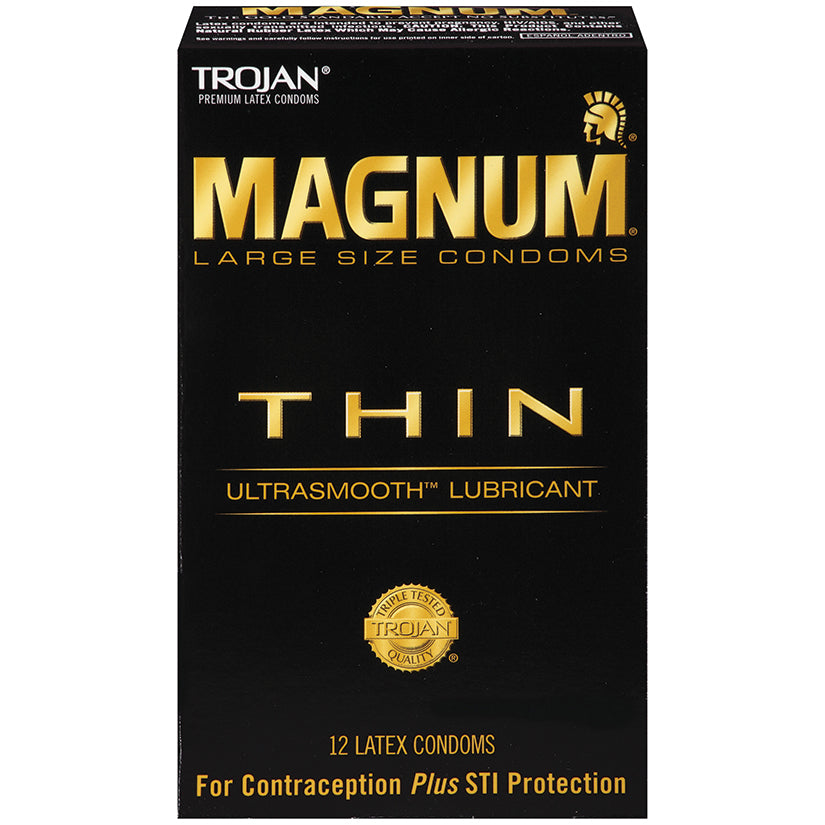 Trojan Magnum Thin (12 Pack) - Eros Fine Goods