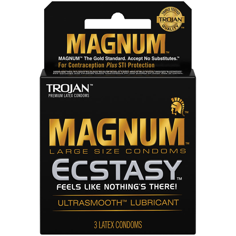 Trojan Magnum Ecstasy (3 Pack) - Eros Fine Goods