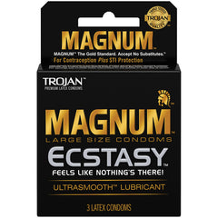 Trojan Magnum Ecstasy (3 Pack) - Eros Fine Goods