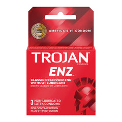 Trojan Enz Non-Lubricated Condoms (3 Pack) - Eros Fine Goods