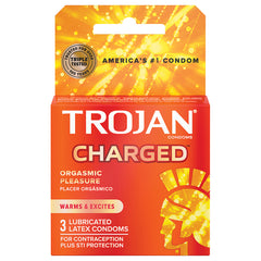 Trojan Charged (Pack of 3) - Eros Fine Goods