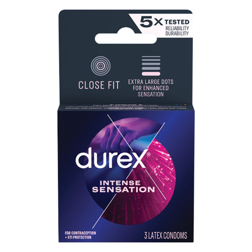 Durex Intense Sensation (3 Pack) - Eros Fine Goods