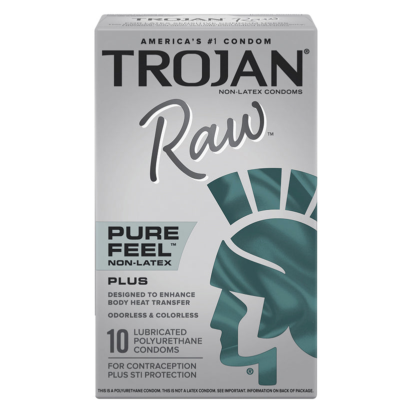 Trojan Raw Condoms (10 Pack) - Eros Fine Goods