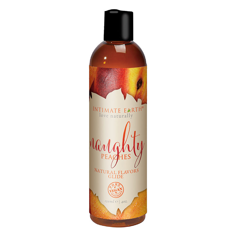 Intimate Earth Oral Pleasure Glide-Naughty Peaches 4oz - Eros Fine Goods
