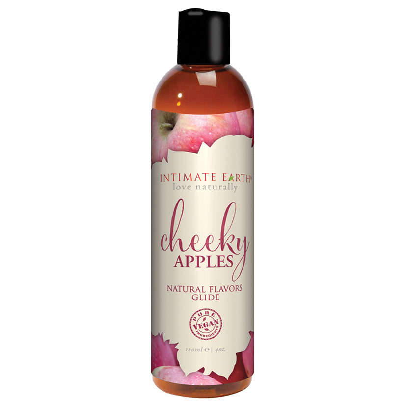 Intimate Earth Oral Pleasure Glide-Cheeky Apples 4oz - Eros Fine Goods