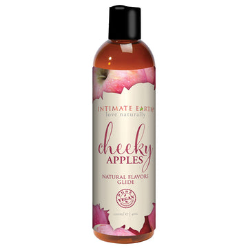 Intimate Earth Oral Pleasure Glide-Cheeky Apples 4oz - Eros Fine Goods