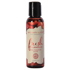 Intimate Earth Oral Pleasure Glide-Fresh Strawberries 2oz - Eros Fine Goods