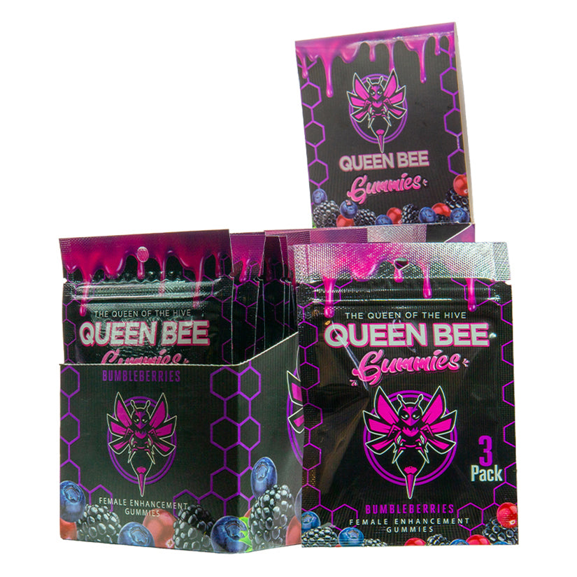 Queen Bee Female Gummies Display of 24 - Eros Fine Goods