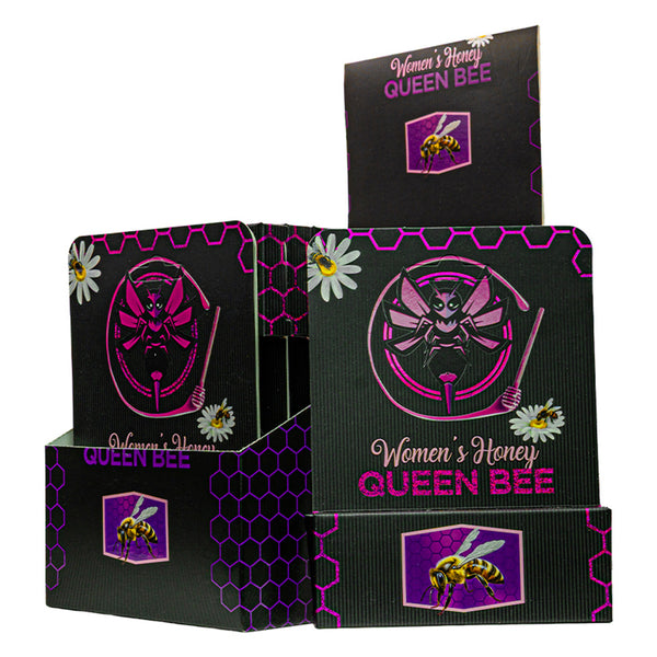Queen Bee Female Honey Display of 24 - Eros Fine Goods