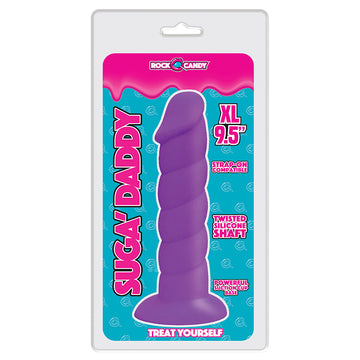 Rock Candy Suga Daddy-Purple 9.5" - Eros Fine Goods