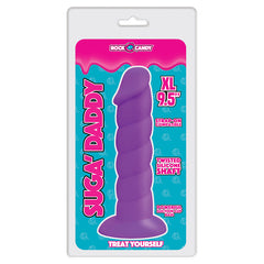 Rock Candy Suga Daddy-Purple 9.5" - Eros Fine Goods
