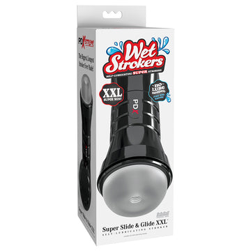 PDX Extreme Wet Strokers Super Slide and Glide XXL-Frosted - Eros Fine Goods