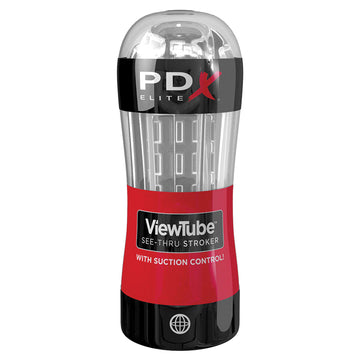 PDX Elite ViewTube Stroker-Clear - Eros Fine Goods