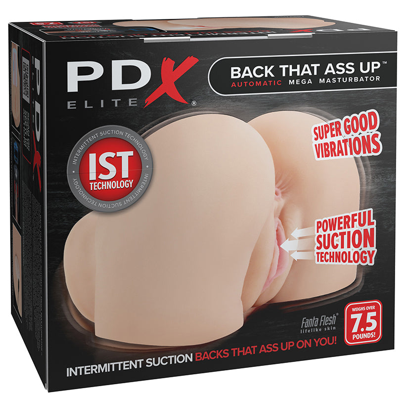 PDX Elite Back That Ass Up Automatic Mega Masturbator-Light - Eros Fine Goods