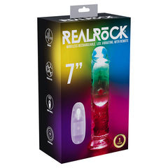 RealRock Wireless Rechargeable LED Vibrating 7" - Eros Fine Goods