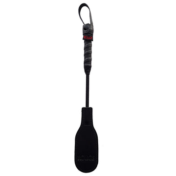 Rouge Group Leather Mini Oval Paddle-Black - Eros Fine Goods