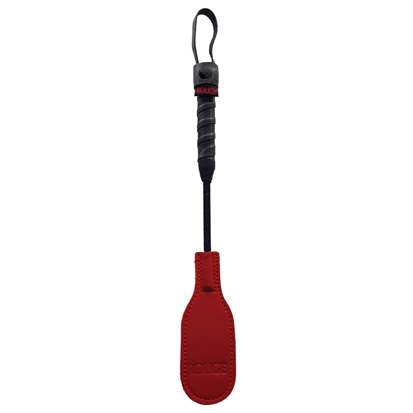 Rouge Group Leather Mini Oval Paddle-Red - Eros Fine Goods
