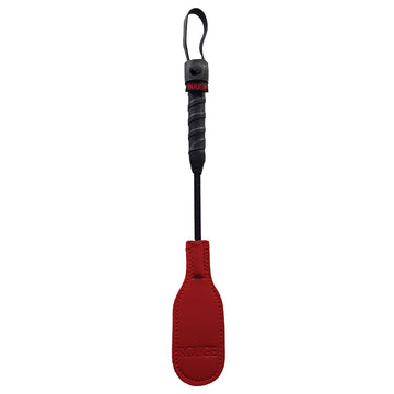 Rouge Group Leather Mini Oval Paddle-Red - Eros Fine Goods