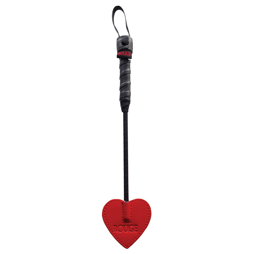 Rouge Group Leather Mini Spade Paddle-Red - Eros Fine Goods