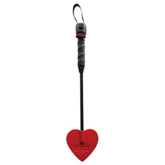 Rouge Group Leather Mini Spade Paddle-Red - Eros Fine Goods