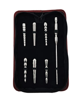 Rouge Stainless Steel Penis Plug Set of 6 - Silver