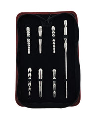 Rouge Stainless Steel Penis Plug Set of 6 - Silver