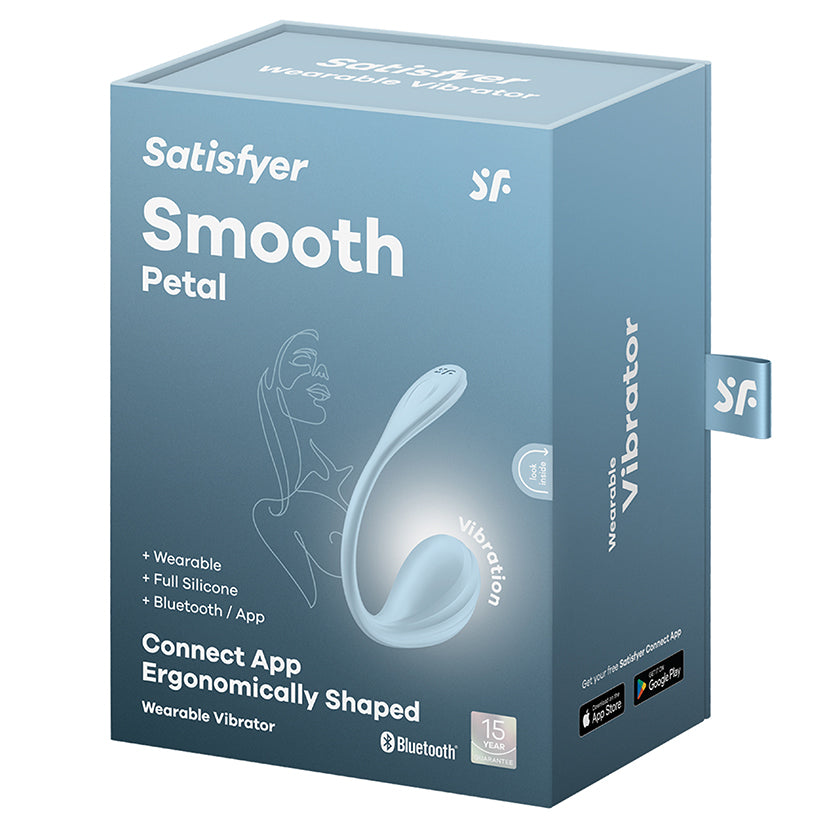 Satisfyer Smooth Petal-Light Blue - Eros Fine Goods