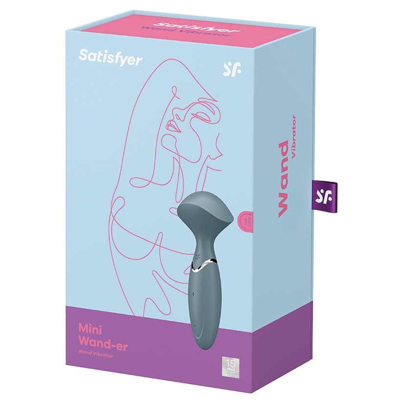 Satisfyer Mini Wand-er-Grey - Eros Fine Goods