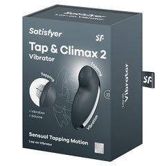 Satisfyer Tap and Climax 2-Grey - Eros Fine Goods