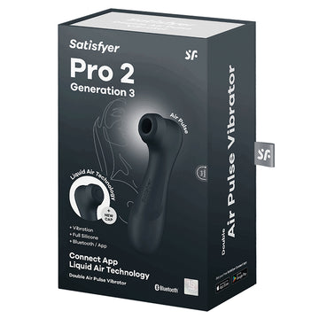 Satisfyer Pro 2 Generation 3 with App-Dark Grey - Eros Fine Goods