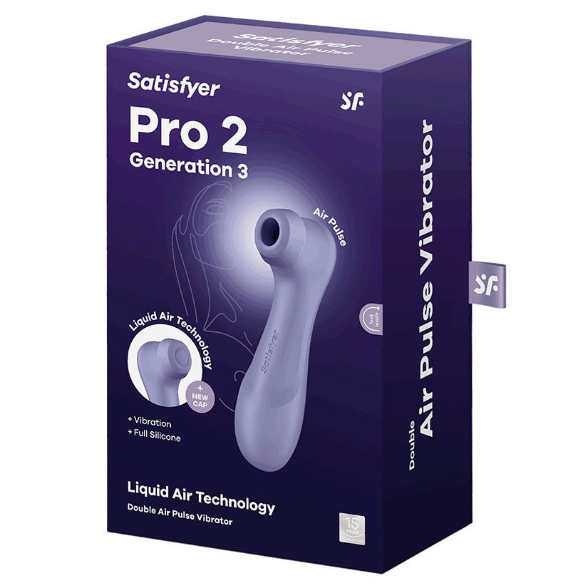 Satisfyer Pro 2 Generation 3-Lilac - Eros Fine Goods