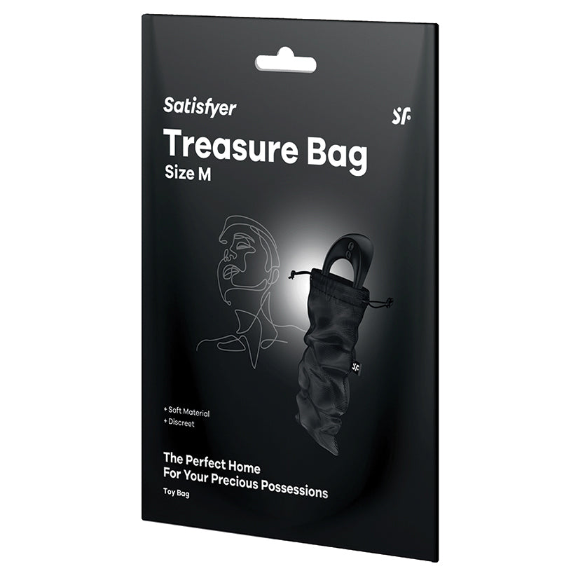 Satisfyer Treasure Bag M-Black - Eros Fine Goods