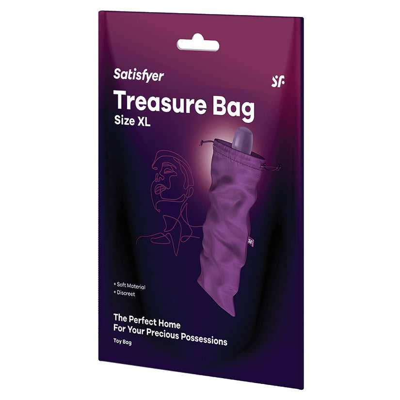 Satisfyer Treasure Bag XL-Violet - Eros Fine Goods
