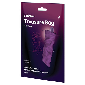 Satisfyer Treasure Bag XL-Violet - Eros Fine Goods