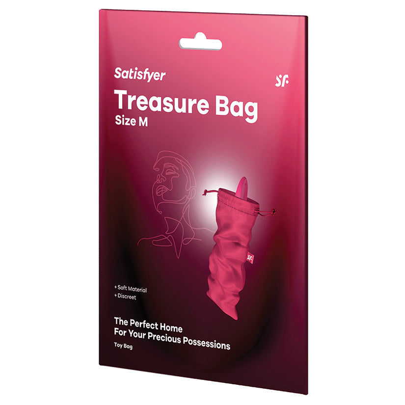 Satisfyer Treasure Bag M-Pink - Eros Fine Goods