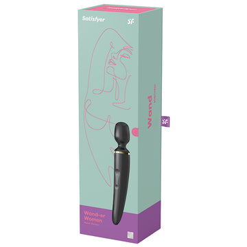 Satisfyer Wand-er Woman-Black/Gold - Eros Fine Goods